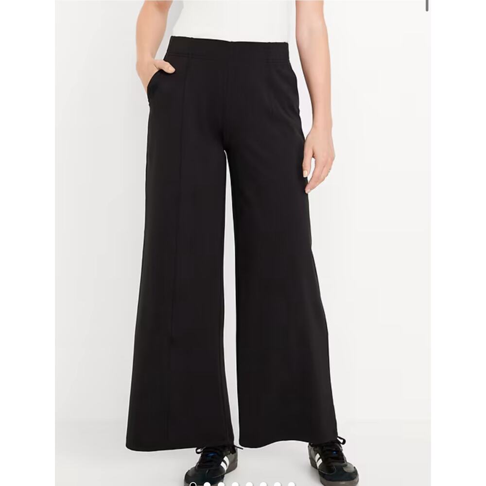 NWT Old Navy High-Waisted PowerSoft Trouser Pants Black Office Career Sz XXL‎ - Picture 2 of 8